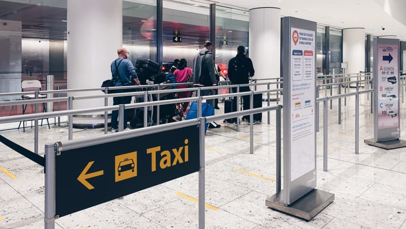Some passengers unbothered by extra S$3 cab surcharge from airport; taxi shortage and long waiting times remain issues Some passengers unbothered by extra S$3 cab surcharge from airport; taxi shortage and long waiting times remain issues