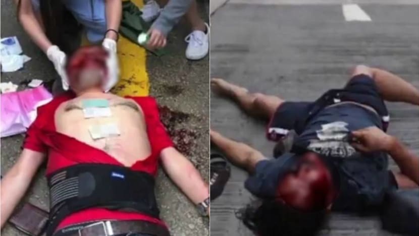 Hong Kong police warn protesters against 'brutal attacks' on citizens Hong Kong police warn protesters against 'brutal attacks' on citizens
