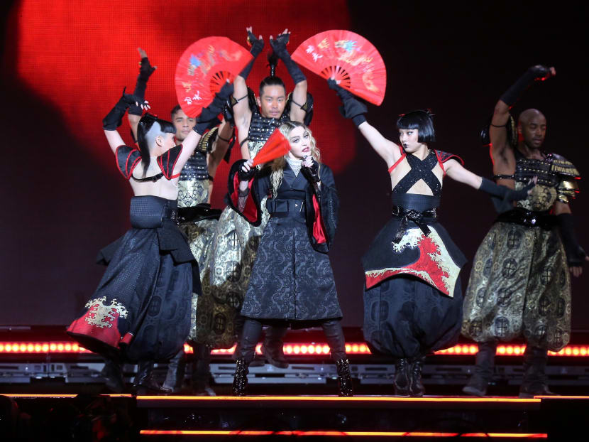 Madonna sticks to the script at her concert
