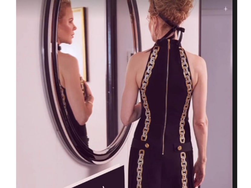 El vestido de Louis Vuitton de Nicole Kidman en los Globos de Oro 2021  necesitó más de 400 horas para hacerse realidad