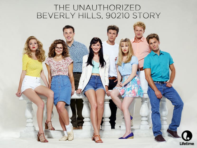 The cas of Unauthorized Beverly Hills 90210 Story. Photo: Lifetime/Twitter