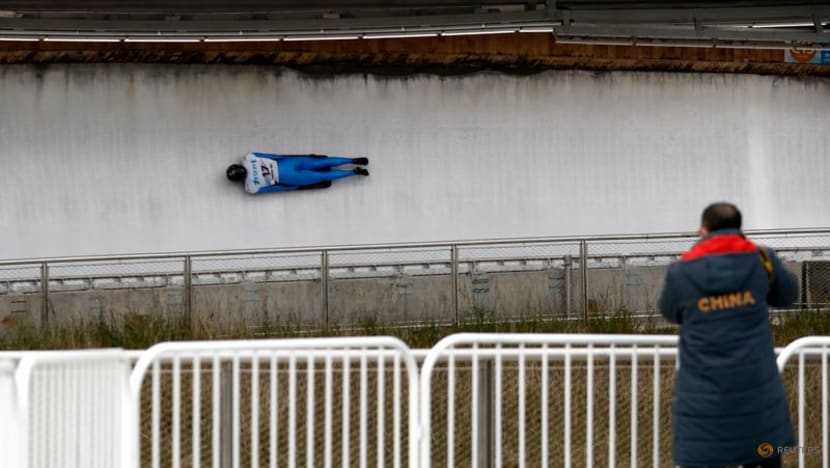 Beijing's new skeleton and bobsleigh venue hosts first test event Beijing's new skeleton and bobsleigh venue hosts first test event