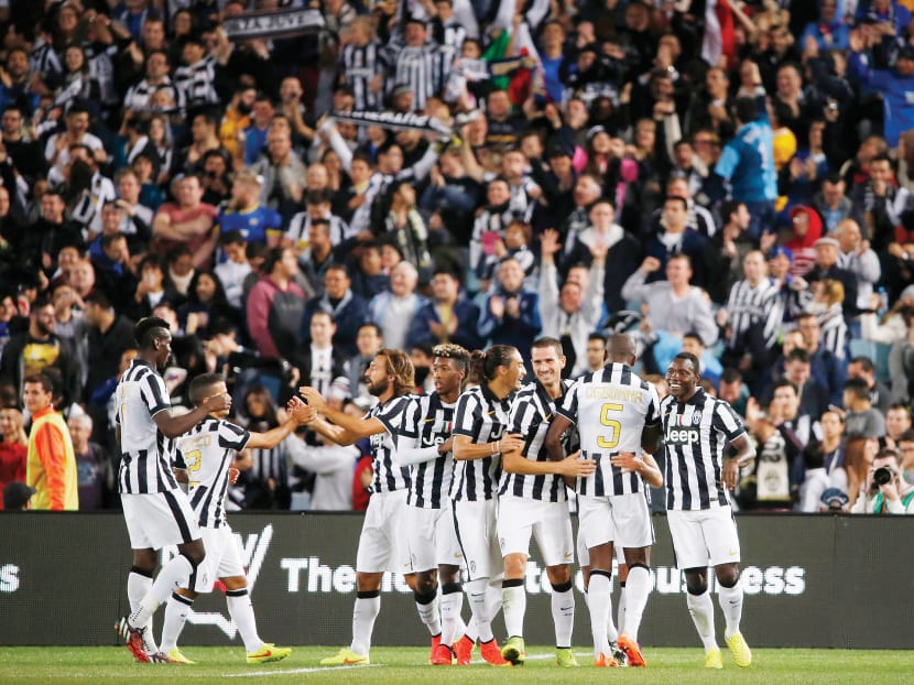 Some fans eager to catch Juventus in action bought tickets when 
they went on 
sale in late May. 
PHOTO: REUTERS