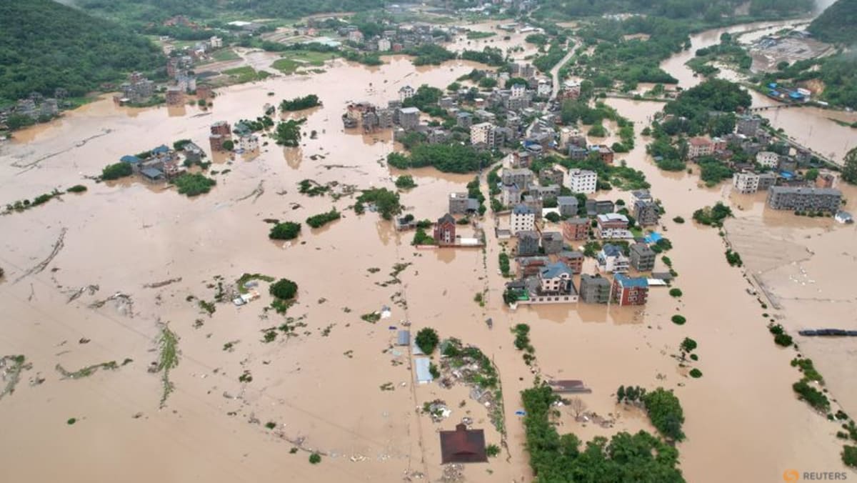 Remnants of Typhoon Haikui cause floods in southeastern China