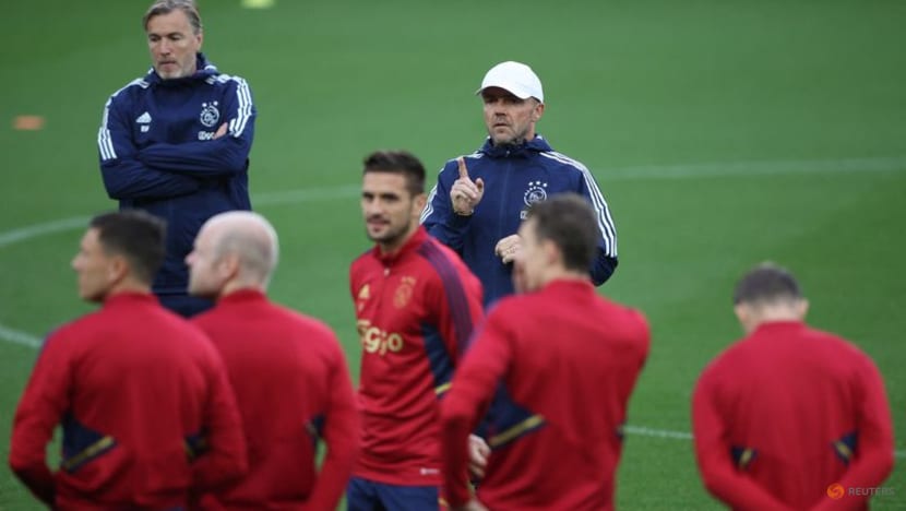 Soccer-Ajax coach urges players to show guts against Liverpool Soccer-Ajax coach urges players to show guts against Liverpool