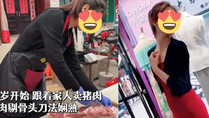 This 26-Year-Old Mother-Of-Three Is Known As The Prettiest Butcher In China