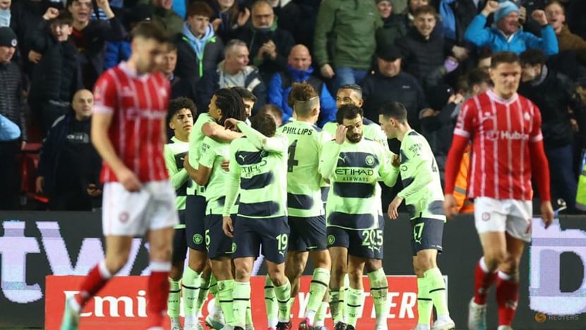 Foden double eases Man City into FA Cup sixth round, Leicester out Foden double eases Man City into FA Cup sixth round, Leicester out