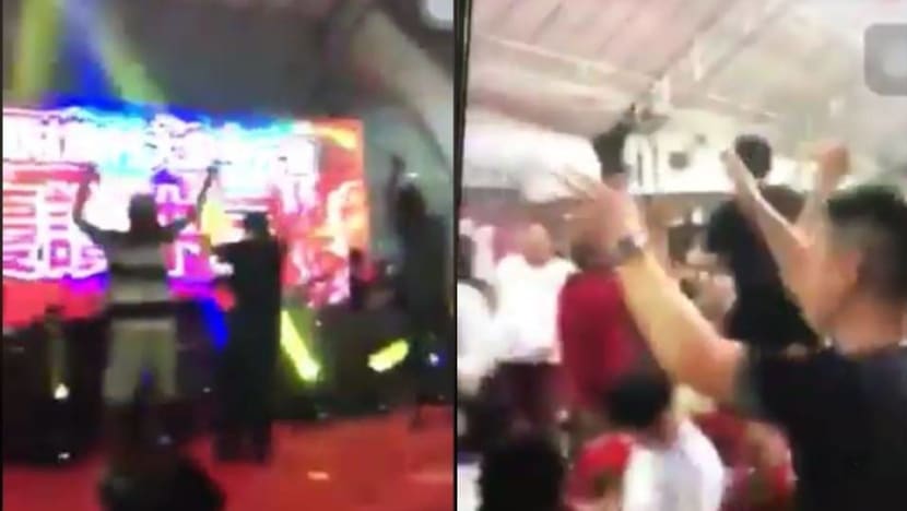 Getai singer fined for shouting gang slogan at Hungry Ghost Festival event in Yishun
