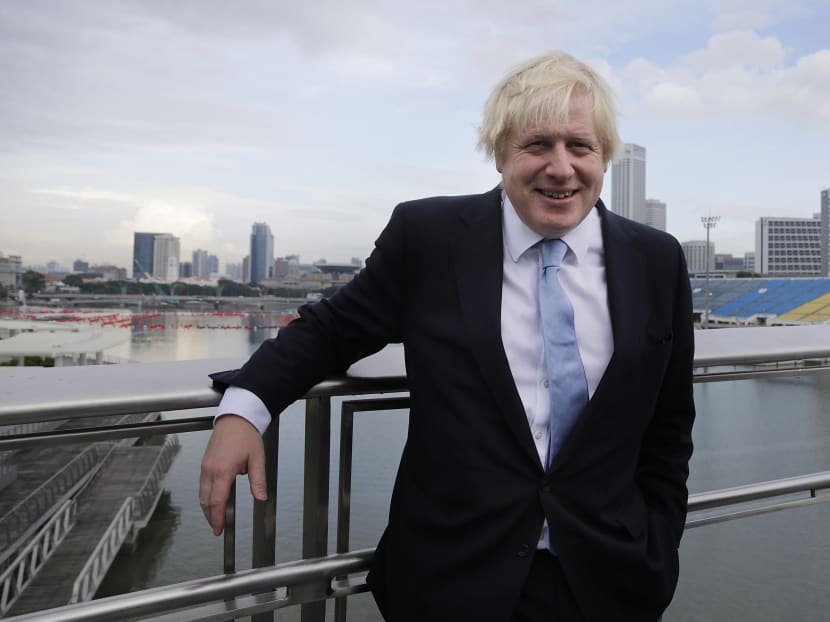 Gallery: London Mayor Boris Johnson rides the MRT, sees Singapore’s sights