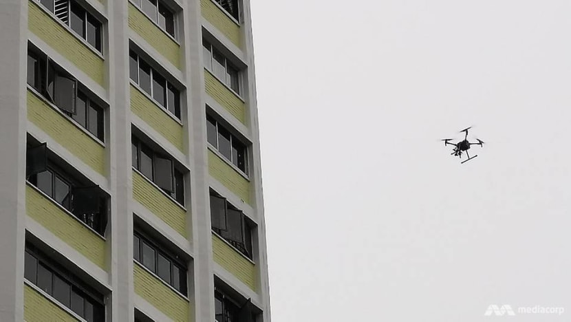 Heady days: Use of drones to detect defects on HDB blocks takes flight Heady days: Use of drones to detect defects on HDB blocks takes flight
