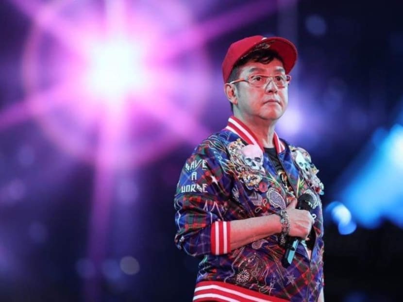Some fans were furious with Hong Kong veteran Cantopop stars Alan Tam (pictured) and Kenny Bee, who appeared at a rally on June 30, 2019, showing their support for the police.