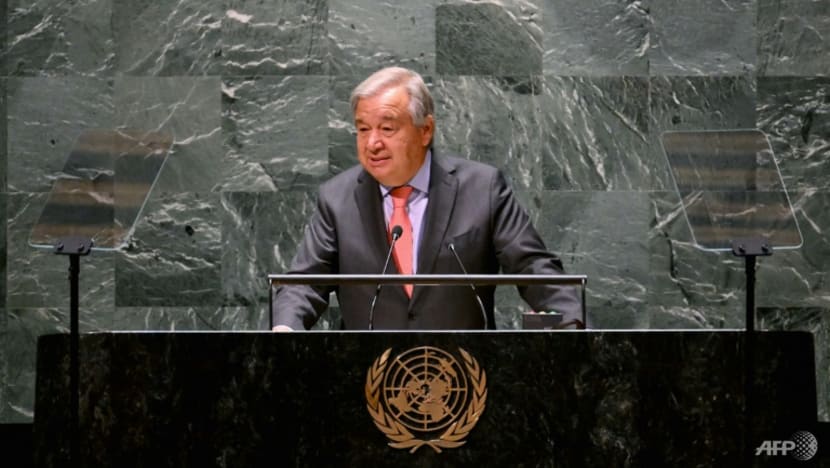 UN chief warns humanity 'one miscalculation away from nuclear annihilation' UN chief warns humanity 'one miscalculation away from nuclear annihilation'