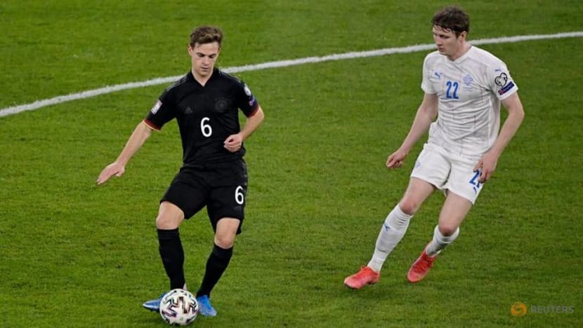 Soccer-Germany stroll to opening win over Iceland Soccer-Germany stroll to opening win over Iceland