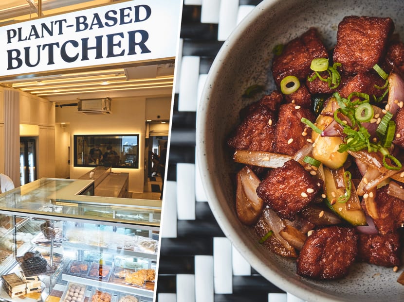 “Mom’s Luncheon Meat” & “Chicken” Mee Sua Served At S’pore’s First Vegan Butchery-Cafe