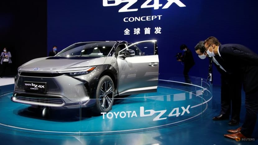 Toyota, Subaru shares drop on recalls of their first EV models