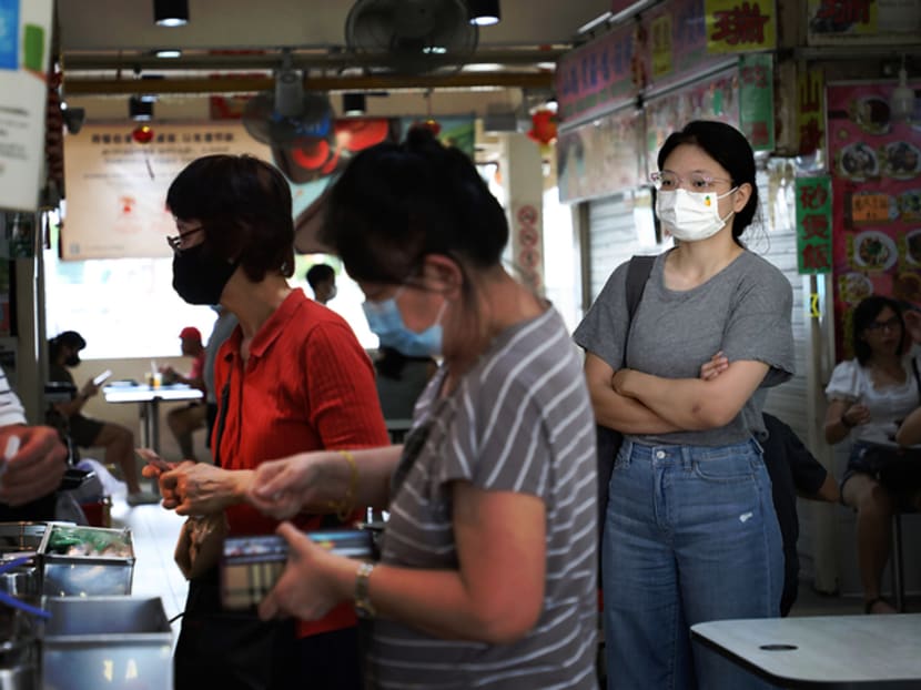 TODAY senior journalist Wong Pei Ting (right) searched for an explanation when she lost her cool at a coffee shop in June 2021. TODAY senior journalist Wong Pei Ting (right) searched for an explanation when she lost her cool at a coffee shop in June 2021.