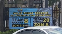 Masjid KL adakan 3 zon meletak kenderaan berdasarkan jumlah rakaat Tarawih