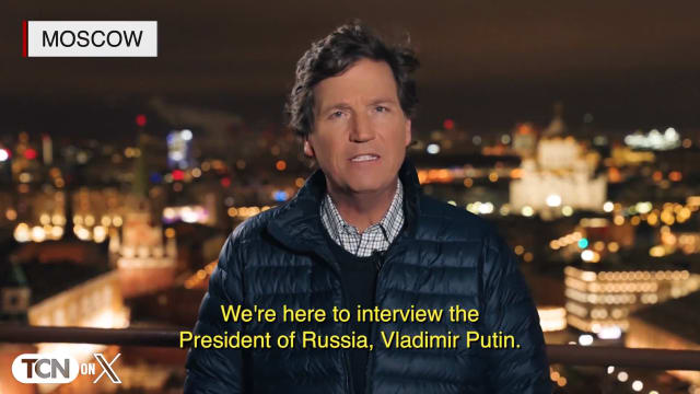 美国媒体人卡尔森宣布 将访问普京