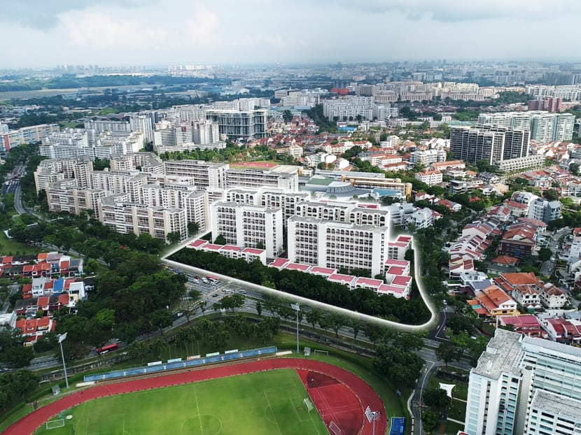 File photo of Florence Regency in Hougang Avenue 2 that was put up for a collective sale with a minimum asking price of S$600 million in August. About 2,700 existing private residential units have been sold en-bloc this year, which was an increase from the 600 units last year, said Minister for National Development Lawrence Wong in Parliament on Monday (Nov 6). Photo: JLL