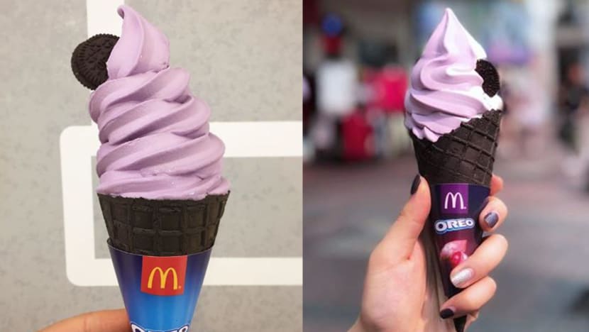 Will This Purple Sweet Potato Ice Cream Oreo Cone From McDonald’s Hong ...
