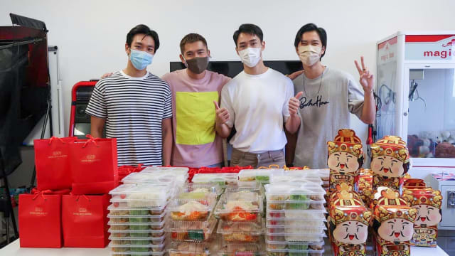 黄俊雄携手男团HST　向乐龄人士传递新年祝福