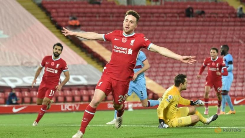 Football: Jota strikes again as Liverpool go top Football: Jota strikes again as Liverpool go top