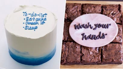 “Don’t Be A Covidiot” — Cheeky Quarantine-Themed Cakes To Try This Circuit Breaker