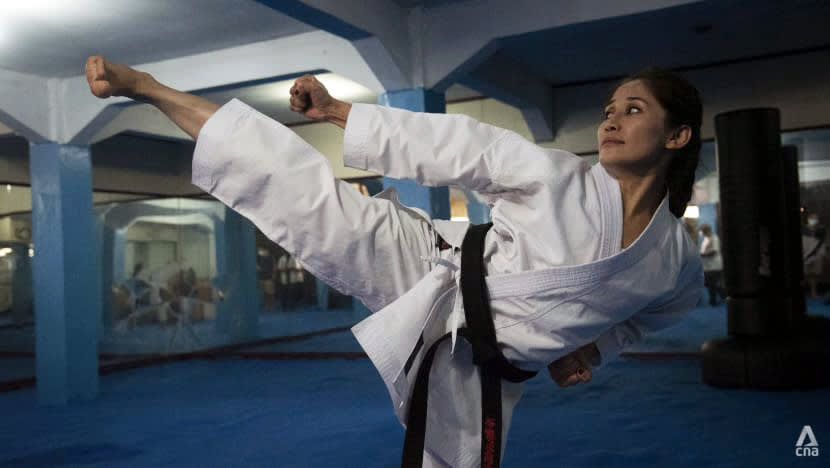 'Karate is a part of my life': Afghan champion keeps hope alive for refugees stranded in Indonesia 'Karate is a part of my life': Afghan champion keeps hope alive for refugees stranded in Indonesia
