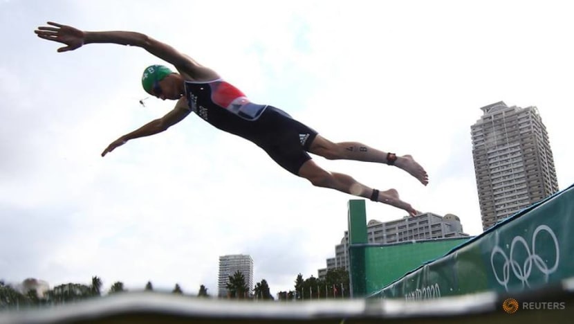 Olympics-Triathlon-Britain win mixed relay gold Olympics-Triathlon-Britain win mixed relay gold