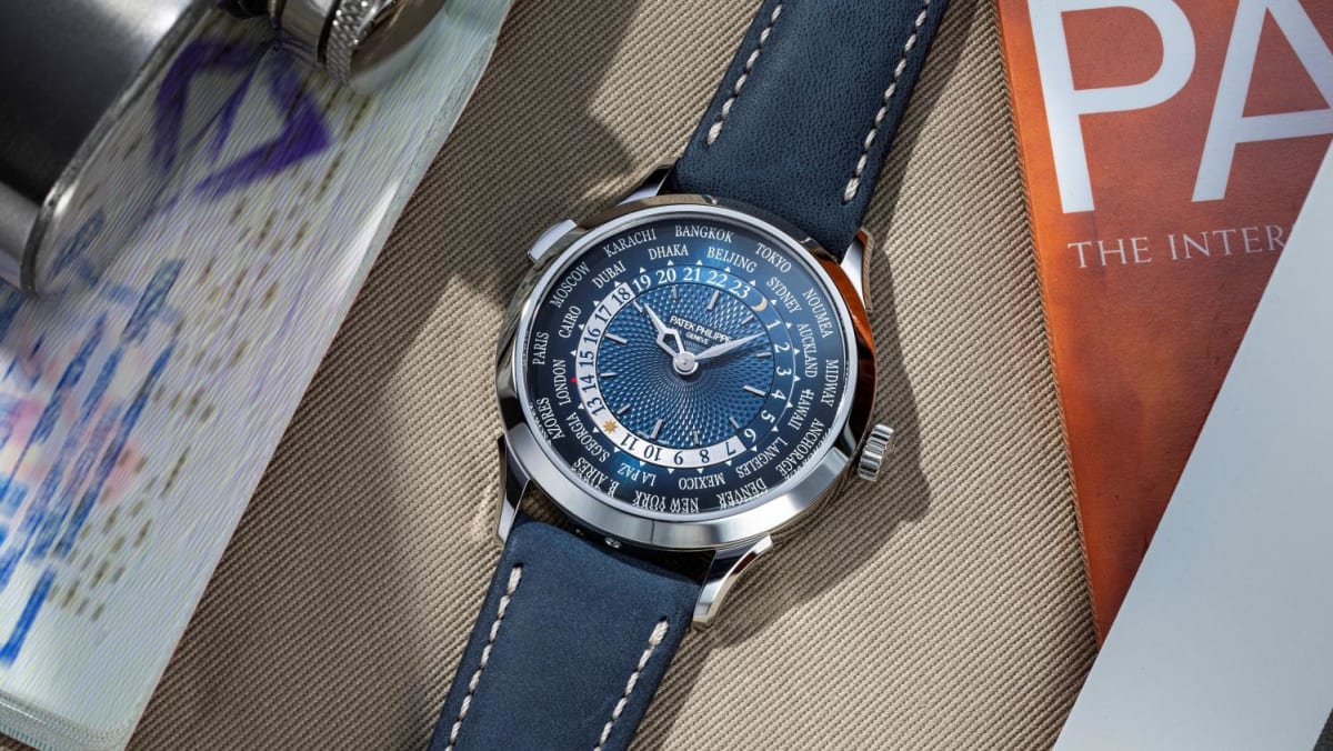 Patek world 2025 time blue