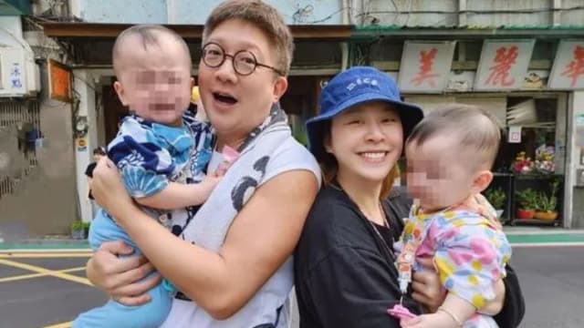 明金成龙凤胎1岁了　干妈黄小柔“谢”字不离口