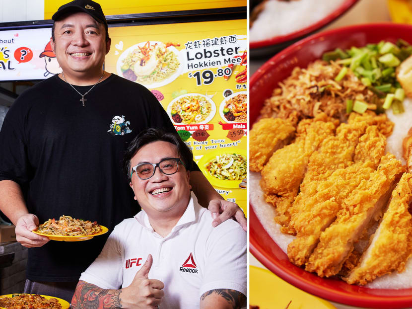 Tasty Chicken Cutlet Collagen Congee At Hawker Stall Opened By Pals To Mentor Ex-Convicts   