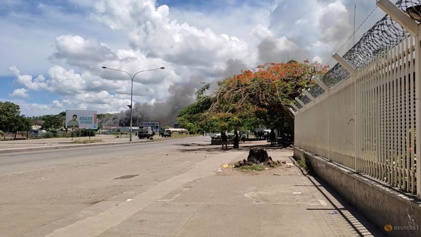 Solomon Islands PM blames foreign powers for unrest as protests spread Solomon Islands PM blames foreign powers for unrest as protests spread