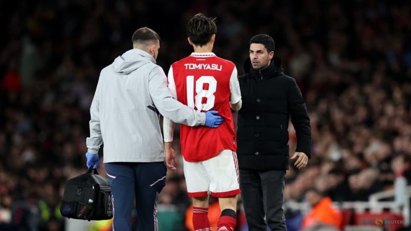 Arsenal's Tomiyasu out for rest of season with knee injury - CNA
