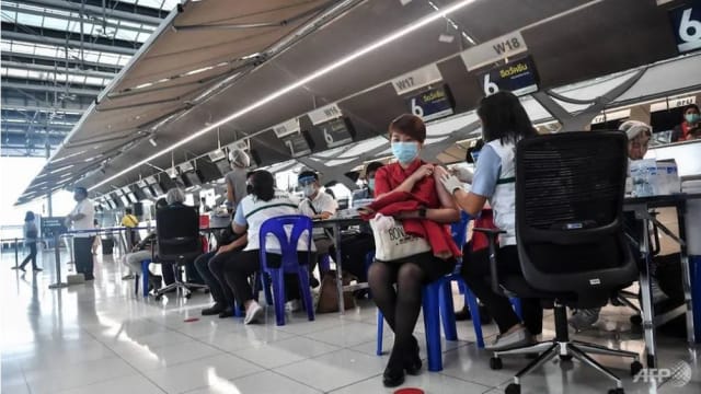 【冠状病毒19】泰国素万那普机场化身疫苗接种中心