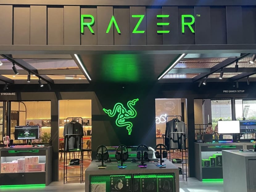 A Razer store in Funan Mall.