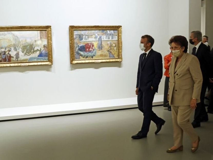 Macron inaugurates Morozov art collection exhibit in Paris Macron inaugurates Morozov art collection exhibit in Paris