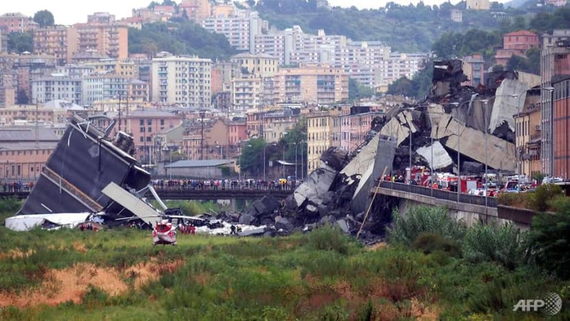 Dozens killed in Italy motorway bridge collapse 'tragedy' Dozens killed in Italy motorway bridge collapse 'tragedy'
