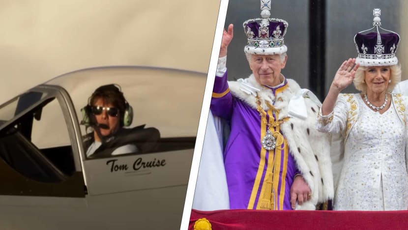 Tom Cruise Tells King Charles III "You Can Be My Wingman" — In A Fighter Plane — Coronation Concert Cameo Tom Cruise Tells King Charles III "You Can Be My Wingman" — In A Fighter Plane — Coronation Concert Cameo
