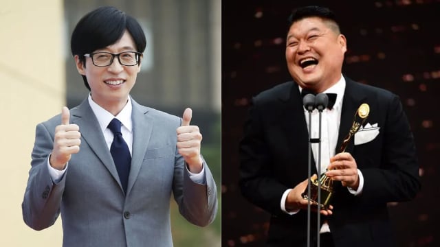姜虎东得奖紧拥刘在石　破“王不见王”谣言