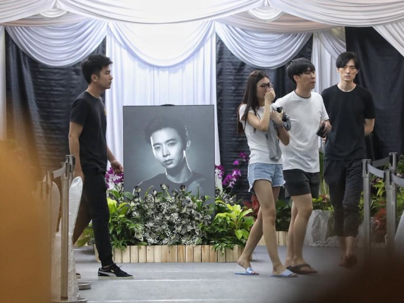 The scene at Aloysius Pang's wake at Block 82A, MacPherson Lane, on Jan 25. The scene at Aloysius Pang's wake at Block 82A, MacPherson Lane, on Jan 25.