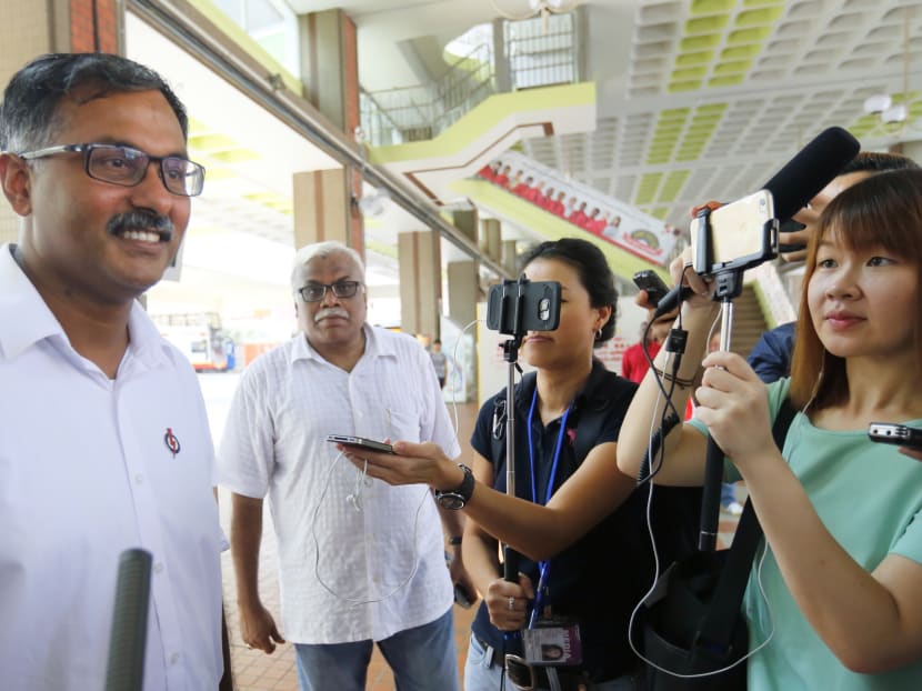 When asked about the incident earlier, Mr Murali said it was something that he did not subscribe to. Photo: Ernest Chua/TODAY