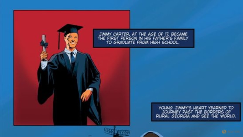 New comic book highlights life of US President Jimmy Carter New comic book highlights life of US President Jimmy Carter