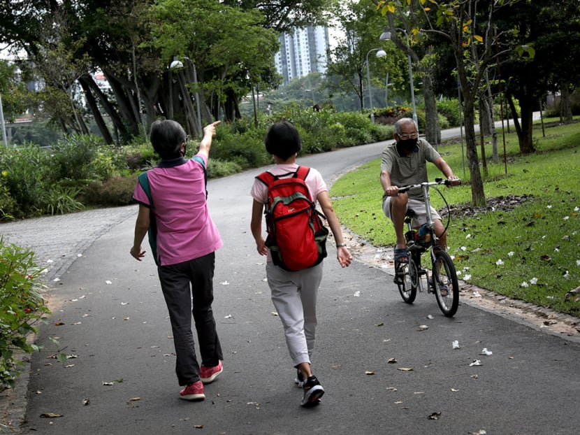 Cycling on the hotsell pavement