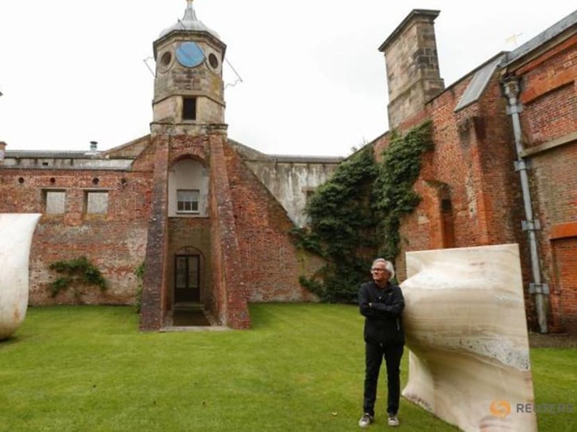 Sculptor Anish Kapoor exhibits at Houghton Hall in former PM Robert Walpole's mansion Sculptor Anish Kapoor exhibits at Houghton Hall in former PM Robert Walpole's mansion
