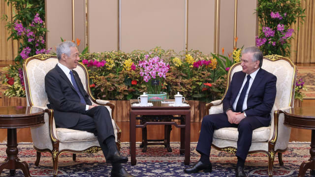 乌兹别克斯坦总统到我国进行访问