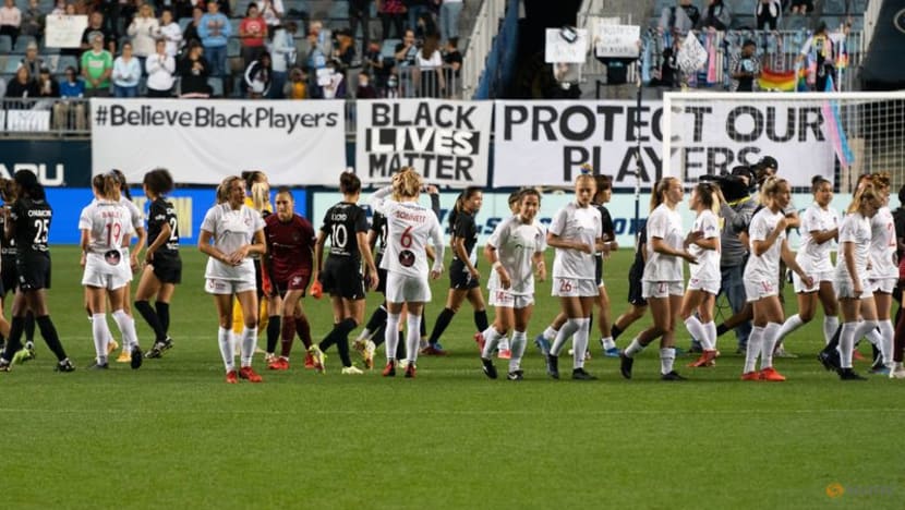 'No more silence': NWSL players return to the field 'No more silence': NWSL players return to the field