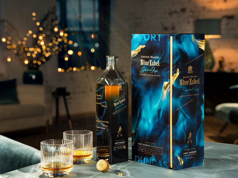 Be spirited away by prized casks with Johnnie Walker Blue Label Ghost and Rare Port Dundas