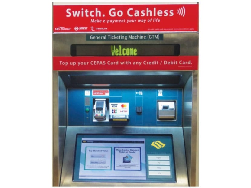 Credit, debit cards for EZLink, Nets FlashPay topups from next month