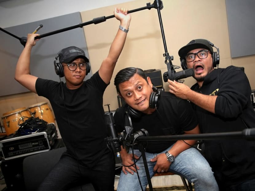 The men behind Okletsgo: (From left) Dzar Ismail, Raja Razie and Dyn Norahim. The men behind Okletsgo: (From left) Dzar Ismail, Raja Razie and Dyn Norahim.